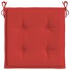 vidaXL Chair Cushion Set of 6 Red Oxford fabric