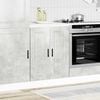vidaXL Kitchen Base Cabinet Concrete Grey Engineered Wood Medium