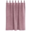 vidaXL Curtains 2 pcs Dark pink 55.12 x 55.12 in Velvet