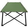 vidaXL Folding Camping Bed Folding Green 81.10 x 29.92 x 29.13 in