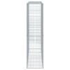 vidaXL Gabion Basket Silver Galvanized iron wire Large