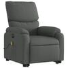 vidaXL Electric Stand Up Massage Recliner Chair Dark Gray