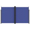 vidaXL Retractable Side Awning Blue