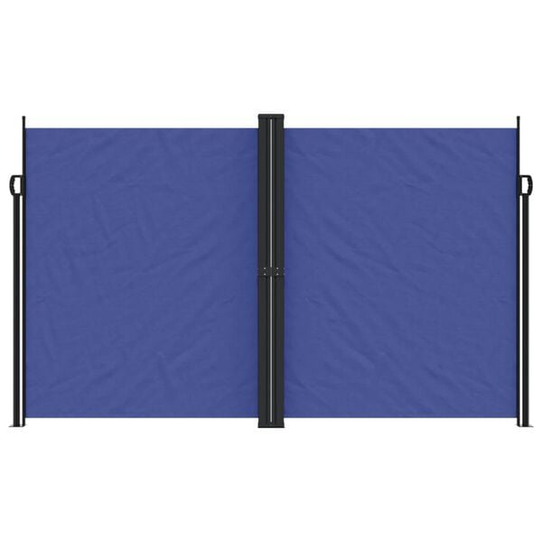 vidaXL Retractable Side Awning Blue