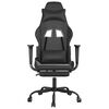vidaXL Gaming Chair Black