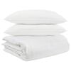 vidaXL Duvet Set with Pillow 3 pcs White Down Feather
