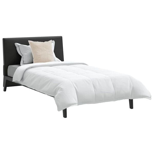 vidaXL 2-in-1 Duvet with Pillow 2 pcs White Down Feather