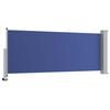 vidaXL Side Awning Blue Polyester 39.4 x 118.1 in Retractable