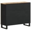 vidaXL Sideboard Natural Wood Brown Solid Mango Wood Medium Sideboard