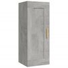 vidaXL Wall Cabinet Concrete grey Engineered wood 13.8x13.4x35.4 in