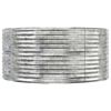 vidaXL Garden Raised Bed Silver Powder-coated steel Large Durable