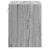 vidaXL Wall-mounted Bedside Cabinet Set of 2 Gray Sonoma Engineered wood