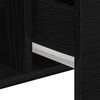 vidaXL Sideboard with Drawer Black 100 x 36 x 60 cm Engineered wood