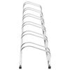 vidaXL Bike Rack for 6 Bikes Galvanized Steel