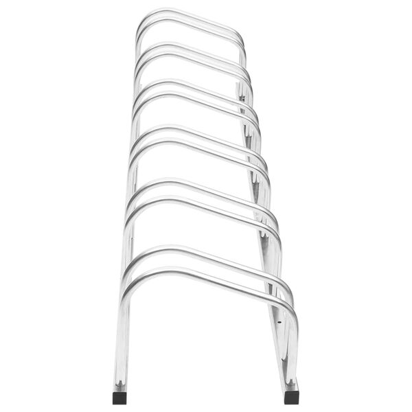 vidaXL Bike Rack for 6 Bikes Galvanized Steel