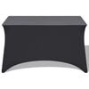 vidaXL Table Cover Set of 2 Anthracite Polyester: 90%, Elastane: 10%