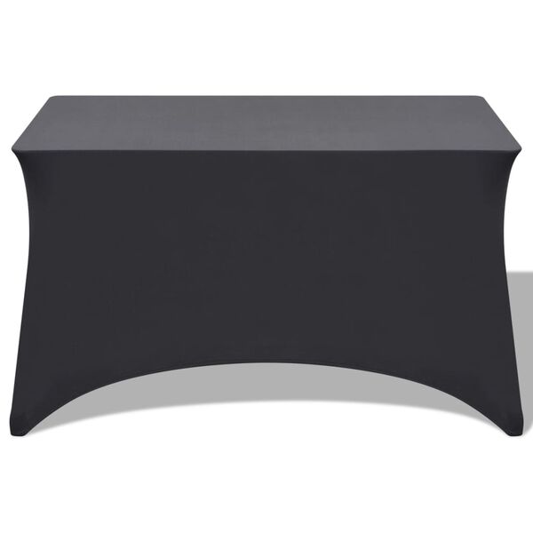 vidaXL Table Cover Set of 2 Anthracite Polyester: 90%, Elastane: 10%