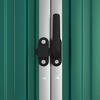 vidaXL Tool Shed Green Galvanized Steel Large Garden Tool Shed