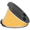 vidaXL Foot Pump 10.2x7.1" PP and PE Grey and Yellow
