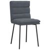 vidaXL Dining Chair Set of 6 Dark Gray