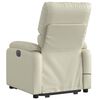 vidaXL Electric Stand Up Massage Recliner Chair Cream
