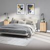 vidaXL Bedside Cabinet Set of 2 Sonoma oak Engineered wood, metal