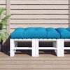 vidaXL Pallet Cushion Blue 47.2"x31.5"x4.7" Fabric