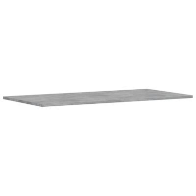 vidaXL Bookshelf Boards 4 pcs Concrete Gray 39.4"x19.7"x0.6" Engineered Wood