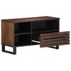 vidaXL TV Cabinet Brown Solid mango wood, steel Medium TV Cabinet