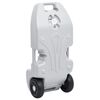 vidaXL Wheeled Water Tank for Camping 6.6 gal Gray