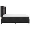 vidaXL Box Spring Bed with Headboard Black 78.74 x 78.74 in Velvet