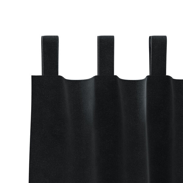 vidaXL Blackout Curtains 2 pcs Black 55.12 x 96.46 in Velvet