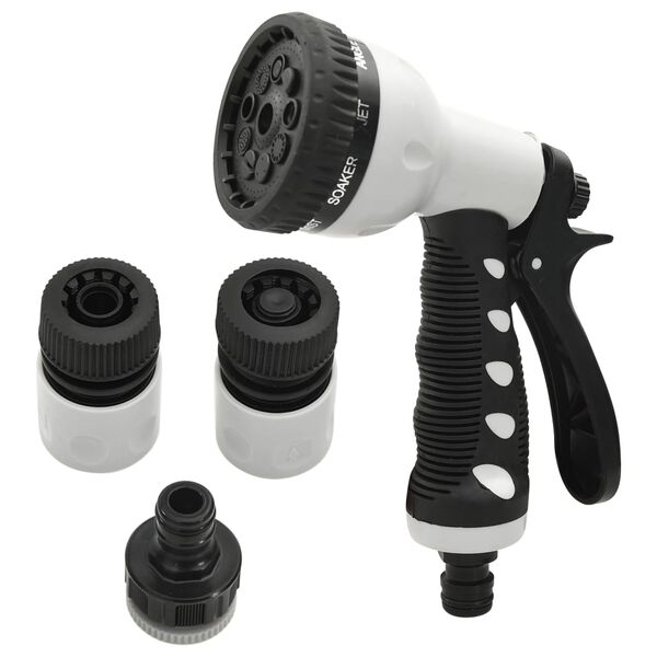 vidaXL Garden Spray Gun Grey and black ABS, TPR Compact