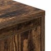 vidaXL Bedside Cabinet Set of 2 Smoked oak Engineered wood Medium