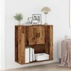 vidaXL Wall Cabinet Old Wood 31.50 x 12.99 x 31.50 in Engineered Wood
