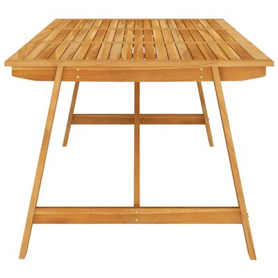 vidaXL Patio Dining Table 81.1"x39.4"x29.1" Solid Acacia Wood