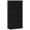 vidaXL File Cabinet Black Powder-coated steel Large Industrial