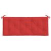 vidaXL Garden Bench Cushion Set of 2 Red Oxford fabric (100% polyester)