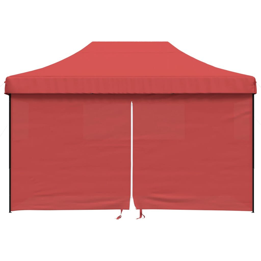 vidaXL Party Tent Burgundy and Black
