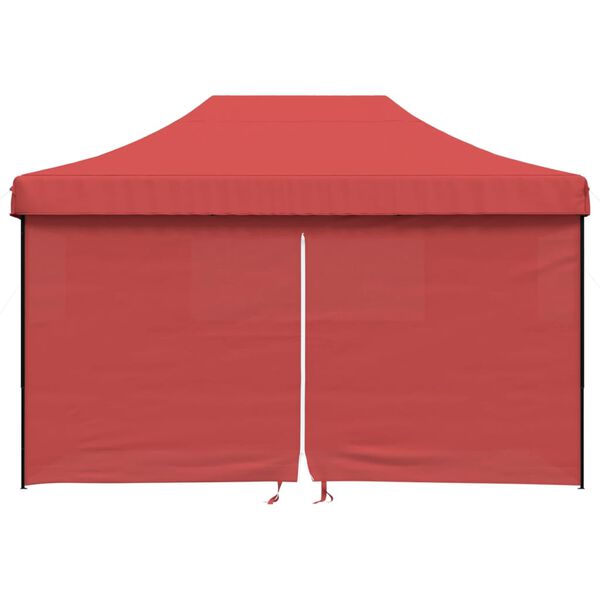 vidaXL Party Tent Burgundy and Black