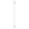 vidaXL Dining Table Leg White Powder-Coated Steel 31.5 x Adjustable Feet