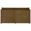 vidaXL Garden Planter Honey brown Solid pinewood 59.1 x 19.7 x 27.6 in