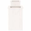 vidaXL Planter Bench White Solid pine wood Large Planters