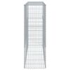 vidaXL Gabion Basket Silver Galvanized Iron Extra Large