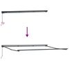 vidaXL Awning Frame Retractable Manual Anthracite 177.17" x 118.11