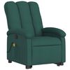 vidaXL Stand Up Massage Recliner Chair Dark Green