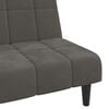 vidaXL Sofa Bed Dark Grey Velvet (100% polyester), wood, foam Medium