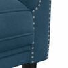vidaXL Sofa Blue Velvet (100% polyester) 2-seater Stylish Look Sofa