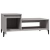 vidaXL Coffee Table Gray Sonoma Engineered wood Medium Coffee Table