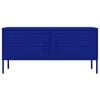 vidaXL TV Cabinet Navy Blue Steel 41.3 x 13.8 x 19.7 in TV Cabinet